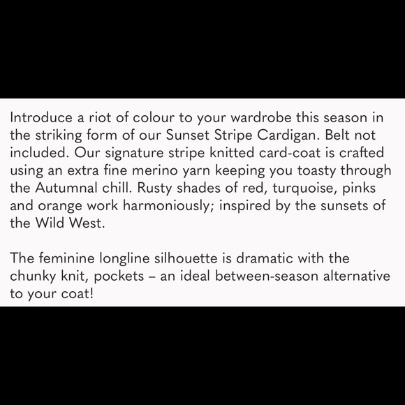 Anthropologie Sunset Striped Cardigan S - Picture 11 of 12